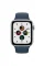 Apple Watch SE GPS 44mm Silver Aluminium Case with Abyss Blue Sport Band 
